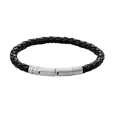 Fossil Bracelet réglable en cuir ou en acier inoxydable pour homme - Publicité Fossil Bracelet réglable en cuir ou en acier inoxydable pour homme - Publicité