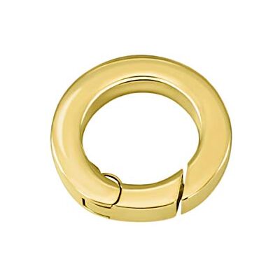 Quiges Femme Anneau de Connexion pour Colliers et Pendentifs Acier Inoxydable Plaqué Or - Publicité Quiges Femme Anneau de Connexion pour Colliers et Pendentifs Acier Inoxydable Plaqué Or - Publicité