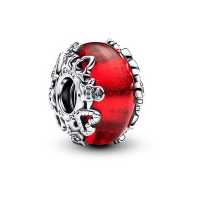 Pandora Sterling silver Glass Red Pendentif - Publicité Pandora Sterling silver Glass Red Pendentif - Publicité