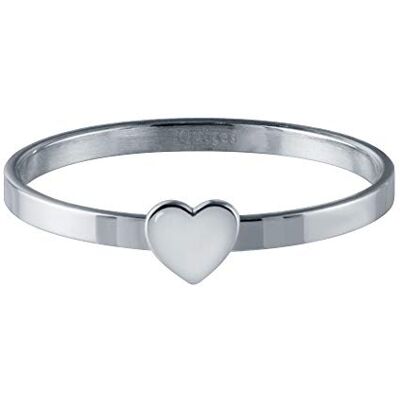 Quiges Acier Inoxydable Coeur Bague Intérieur 2mm Hauteur pour Collection d'Anneaux Empilables - Publicité Quiges Acier Inoxydable Coeur Bague Intérieur 2mm Hauteur pour Collection d'Anneaux Empilables - Publicité
