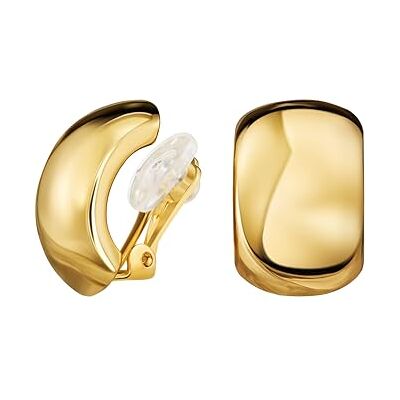 Traveller boucles d'oreilles clip 22ct doré - Publicité Traveller boucles d'oreilles clip 22ct doré - Publicité