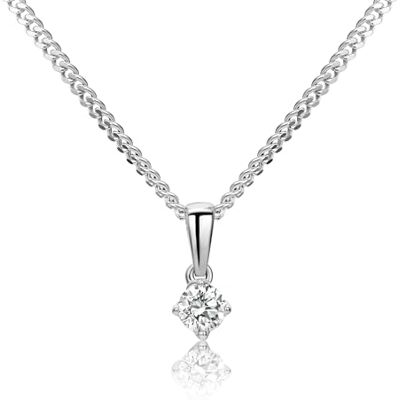 MIORE Collier Femme, Chaine Argent/Plaqué Or 18 Carats avec Pendentif en Or Blanc/Or Jaune 9 Carats 375, Pendentif Diamant 0.10 Ct /0.15 Ct/ 0.25 Ct, Chaîne Vrai Or Gourmette, Bijoux Femme - Publicité MIORE Collier Femme, Chaine Argent/Plaqué Or 18 Carats avec Pendentif en Or Blanc/Or Jaune 9 Carats 375, Pendentif Diamant 0.10 Ct /0.15 Ct/ 0.25 Ct, Chaîne Vrai Or Gourmette, Bijoux Femme - Publicité
