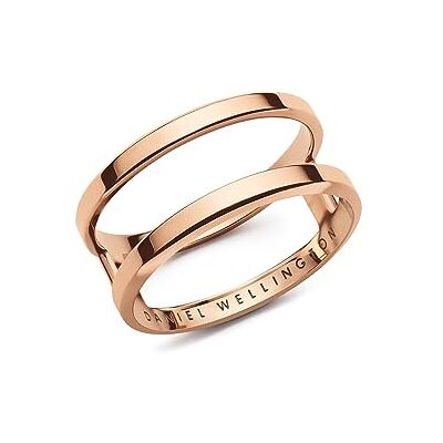 Daniel Wellington Bague mixte Elan double or rose Taille 48, 7.5, Métal, Aucune pierre précieuse - Publicité Daniel Wellington Bague mixte Elan double or rose Taille 48, 7.5, Métal, Aucune pierre précieuse - Publicité