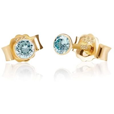 NKlaus Paire 3,0mm 333 Or jaune 8 carats Clou d'oreille Cristal Butterfly Fermoir Femme Fille - Publicité NKlaus Paire 3,0mm 333 Or jaune 8 carats Clou d'oreille Cristal Butterfly Fermoir Femme Fille - Publicité