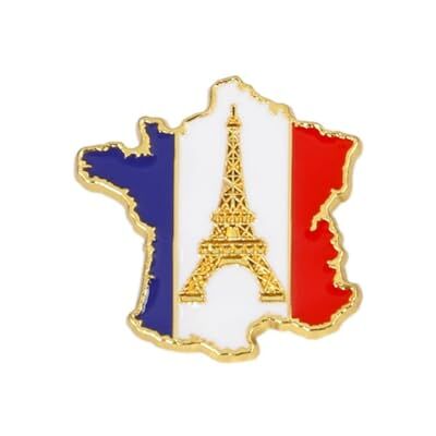 Clj Charles Le Jeune Pin's Tour Eiffel Dorée Dans Carte De France Bleu Blanc Rouge Drapeaux qualité de finition Epingle Broche Badge FRANCE PATRIOTE - Publicité Clj Charles Le Jeune Pin's Tour Eiffel Dorée Dans Carte De France Bleu Blanc Rouge Drapeaux qualité de finition Epingle Broche Badge FRANCE PATRIOTE - Publicité