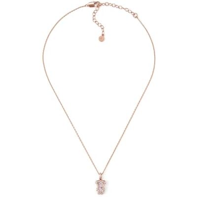 Emporio Armani Collier pour femmes en laiton avec fermoir mousqueton en ton or rose - Publicité Emporio Armani Collier pour femmes en laiton avec fermoir mousqueton en ton or rose - Publicité