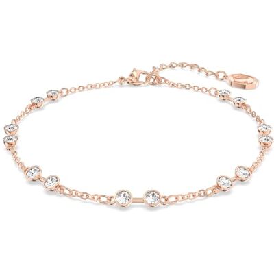Swarovski Strand Remix Collection, Taille ronde, Blanc, Placage de ton or rosé - Publicité Swarovski Strand Remix Collection, Taille ronde, Blanc, Placage de ton or rosé - Publicité