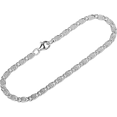 NKlaus bracelet 925 argent sterling 19cm S panzerette diamantée hommes chaîne de bracelet - Publicité NKlaus bracelet 925 argent sterling 19cm S panzerette diamantée hommes chaîne de bracelet - Publicité