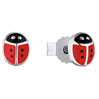 Amor Boucles d'oreilles à tige en argent sterling 925/or pour filles, livrées dans un coffret cadeau - Publicité Amor Boucles d'oreilles à tige en argent sterling 925/or pour filles, livrées dans un coffret cadeau - Publicité
