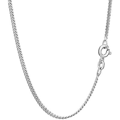 NKlaus 90cm chaîne en argent sterling 925 PANZERKETTE chaîne royale 1,70mm de large 6,4g - Publicité NKlaus 90cm chaîne en argent sterling 925 PANZERKETTE chaîne royale 1,70mm de large 6,4g - Publicité