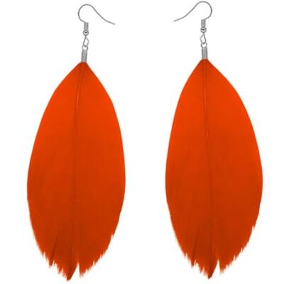 SoulCats Soul-Cats 1 paire de boucles d'oreilles en plumes dans de belles couleurs fille hippie colorée, couleur: saumon - Publicité SoulCats Soul-Cats 1 paire de boucles d'oreilles en plumes dans de belles couleurs fille hippie colorée, couleur: saumon - Publicité