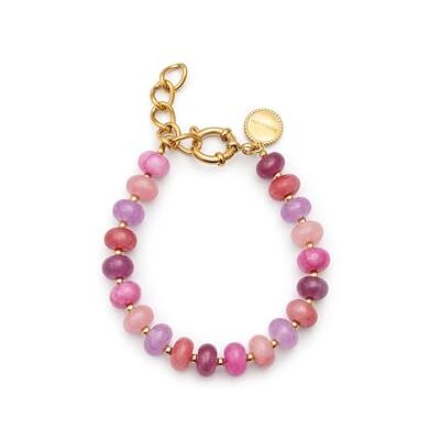 SINGULARU Bracelet Rosé Stones Acier Plaqué Or Bijoux pour femmes - Publicité SINGULARU Bracelet Rosé Stones Acier Plaqué Or Bijoux pour femmes - Publicité