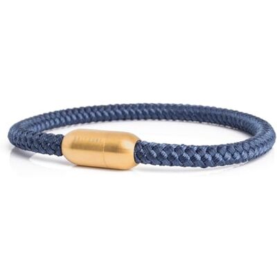 Akitsune Silvus Bracelet en Nylon 5mm d'paisseur Bijoux de Bras Femme Homme Bracelet en Acier Inoxydable Fermeture magntique Or Mat Bleu Marine 22,5cm - Publicité Akitsune Silvus Bracelet en Nylon 5mm d'paisseur Bijoux de Bras Femme Homme Bracelet en Acier Inoxydable Fermeture magntique Or Mat Bleu Marine 22,5cm - Publicité