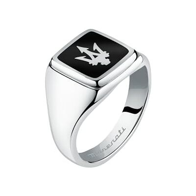 Maserati Jewels Bague Homme, en acier, émail JM222AVD070 - Publicité Maserati Jewels Bague Homme, en acier, émail JM222AVD070 - Publicité