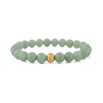 Akitsune Globae Bracelet en perles Bracelet pour homme et femme avec perles en pierres semi-précieuses spirituelles et énergétiques Onyx mat noir 18 cm - Publicité Akitsune Globae Bracelet en perles Bracelet pour homme et femme avec perles en pierres semi-précieuses spirituelles et énergétiques Onyx mat noir 18 cm - Publicité