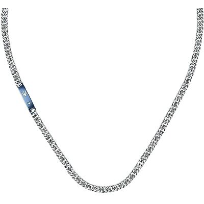 Maserati Maserati Collier Homme, Collection JEWELS, en Acier, diamants, PVD bleu JM221ATY02 - Publicité Maserati Maserati Collier Homme, Collection JEWELS, en Acier, diamants, PVD bleu JM221ATY02 - Publicité