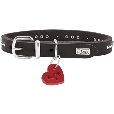 Dog Hunter Aalborg Hearts XS-S Noir - collier pour chien - Publicité Dog Hunter Aalborg Hearts XS-S Noir - collier pour chien - Publicité