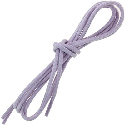 Les Lacets Français. Lacets ronds et épais. 3mm, Coton. Violet Lilas. 75cm FABRIQUE EN FRANCE - Publicité Les Lacets Français. Lacets ronds et épais. 3mm, Coton. Violet Lilas. 75cm FABRIQUE EN FRANCE - Publicité
