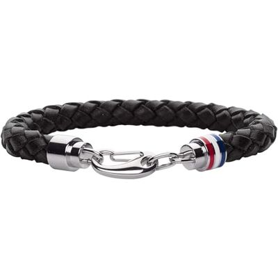 Tommy Hilfiger Jewelry Bracelet en Cuir Tressé pour Homme Couleur Noire - Publicité Tommy Hilfiger Jewelry Bracelet en Cuir Tressé pour Homme Couleur Noire - Publicité
