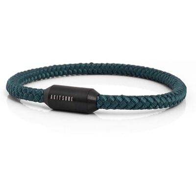 Akitsune Silvus Bracelet en Nylon 5mm d'paisseur Bijoux de Bras Femme Homme Bracelet en Acier Inoxydable Fermeture magntique Noir Mat Vert 18,5cm - Publicité Akitsune Silvus Bracelet en Nylon 5mm d'paisseur Bijoux de Bras Femme Homme Bracelet en Acier Inoxydable Fermeture magntique Noir Mat Vert 18,5cm - Publicité