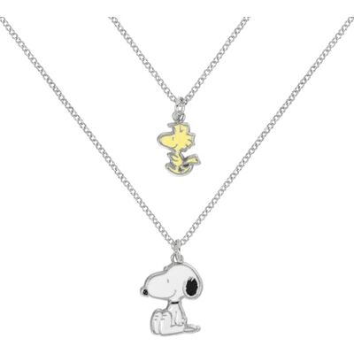Disney Snoopy Snoopy & Woodstock Lot de 2 Unisexe Collier couleur argent Métal - Publicité Disney Snoopy Snoopy & Woodstock Lot de 2 Unisexe Collier couleur argent Métal - Publicité