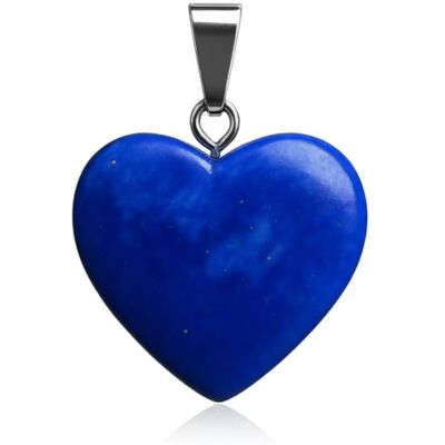 Felicidade Pendentif Cœur en Lazuli Naturel – Pierre Semi-Précieuse Authentique – Bijou Élégant & Spirituel – Harmonie, Intuition & Sérénité – Accessoire Lithothérapie – Idée Cadeau Symbolique - Publicité Felicidade Pendentif Cœur en Lazuli Naturel – Pierre Semi-Précieuse Authentique – Bijou Élégant & Spirituel – Harmonie, Intuition & Sérénité – Accessoire Lithothérapie – Idée Cadeau Symbolique - Publicité