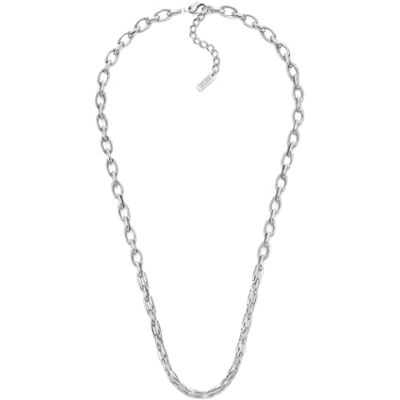 Diesel Collier pour homme en acier inoxydable avec fermoir mousqueton - Publicité Diesel Collier pour homme en acier inoxydable avec fermoir mousqueton - Publicité