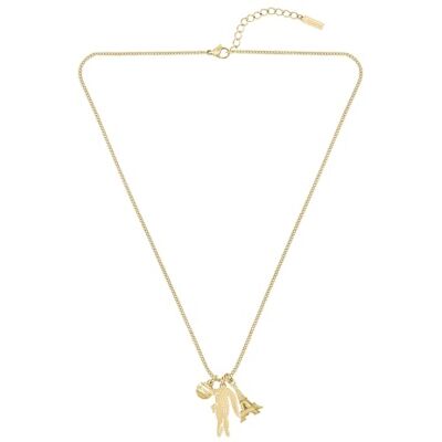 Lacoste Collier avec Pendentif Pour Homme et Femme Collection UMPIRE avec des Charms Différents en Acier Inoxydable - Publicité Lacoste Collier avec Pendentif Pour Homme et Femme Collection UMPIRE avec des Charms Différents en Acier Inoxydable - Publicité