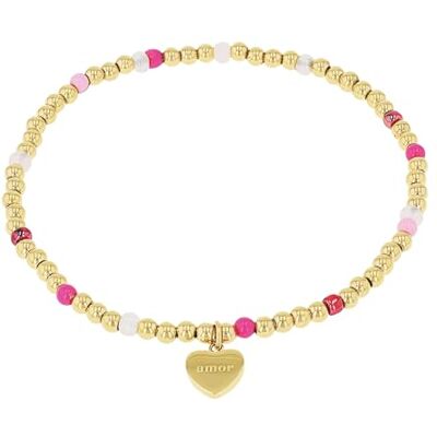 Amor Bracelet pour Femme en Acier inoxydable Pendentif en Forme de Cœur - Publicité Amor Bracelet pour Femme en Acier inoxydable Pendentif en Forme de Cœur - Publicité