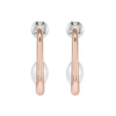 Skagen Créoles Agnethe, avec perles nacrées, pour femme, - Publicité Skagen Créoles Agnethe, avec perles nacrées, pour femme, - Publicité