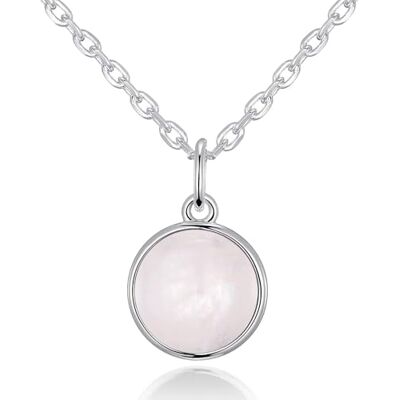 Philip Jones Collier Quartz Rose - Publicité Philip Jones Collier Quartz Rose - Publicité