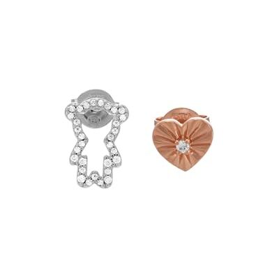 Emporio Armani Boucles d'oreilles en argent sterling avec fermeture à poteau pour femmes - Publicité Emporio Armani Boucles d'oreilles en argent sterling avec fermeture à poteau pour femmes - Publicité