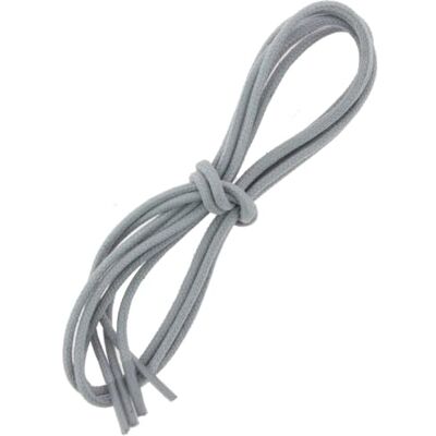 Les Lacets Français. Lacets ronds et épais. 3mm, Coton. Gris cendre. 75cm FABRIQUE EN FRANCE - Publicité Les Lacets Français. Lacets ronds et épais. 3mm, Coton. Gris cendre. 75cm FABRIQUE EN FRANCE - Publicité