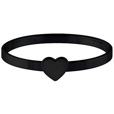 Quiges Acier Inoxydable Coeur Bague Intérieur 2mm Hauteur pour Collection d'Anneaux Empilables - Publicité Quiges Acier Inoxydable Coeur Bague Intérieur 2mm Hauteur pour Collection d'Anneaux Empilables - Publicité