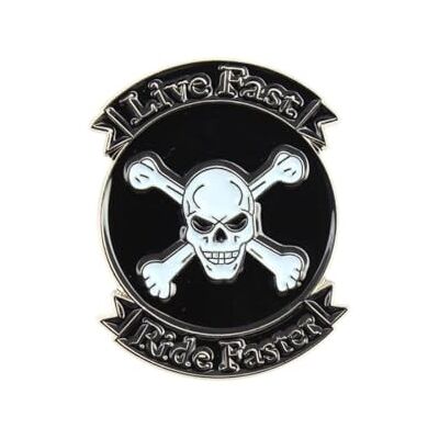 Clj Charles Le Jeune Pin's Live Fast Ride Faster Vintage qualité de finition Epingle Broche Badge PINS GOTHIQUES - Publicité Clj Charles Le Jeune Pin's Live Fast Ride Faster Vintage qualité de finition Epingle Broche Badge PINS GOTHIQUES - Publicité