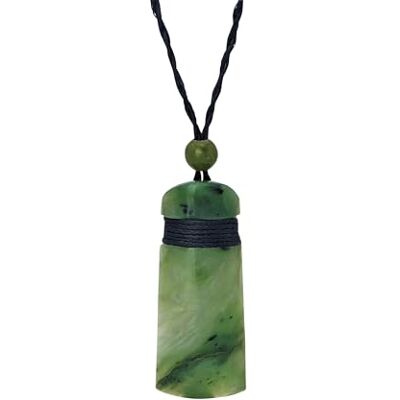 81stgeneration Collier Pendentif Petite Lame Toki en Jade Néphrite Collier Surfeur en Cordon de Style Maori pour Hommes et Femmes Bijoux en Pierre Verte Naturelle Pendentifs Sculptés à la Main - Publicité 81stgeneration Collier Pendentif Petite Lame Toki en Jade Néphrite Collier Surfeur en Cordon de Style Maori pour Hommes et Femmes Bijoux en Pierre Verte Naturelle Pendentifs Sculptés à la Main - Publicité