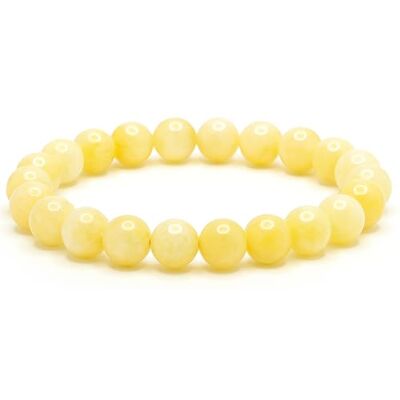 Felicidade Bracelet en Calcite Jaune Naturelle 8mm Pierre d'Énergie, Confiance et Sérénité Bijou Unisexe, Idéal pour le Bien-être et comme Cadeau Symbolique (Perles de 8mm) - Publicité Felicidade Bracelet en Calcite Jaune Naturelle 8mm Pierre d'Énergie, Confiance et Sérénité Bijou Unisexe, Idéal pour le Bien-être et comme Cadeau Symbolique (Perles de 8mm) - Publicité