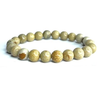 Felicidade Bracelet en Jaspe Bois Pierre Naturelle Perles de taille 8mm Bijou Unisexe Élégant Cadeau Femme et Homme Cadeau Anniversaire Authentique et Intemporel - Publicité Felicidade Bracelet en Jaspe Bois Pierre Naturelle Perles de taille 8mm Bijou Unisexe Élégant Cadeau Femme et Homme Cadeau Anniversaire Authentique et Intemporel - Publicité