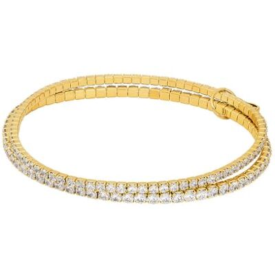 Michael Kors Bracelet extensible pour femme en laiton - Publicité Michael Kors Bracelet extensible pour femme en laiton - Publicité