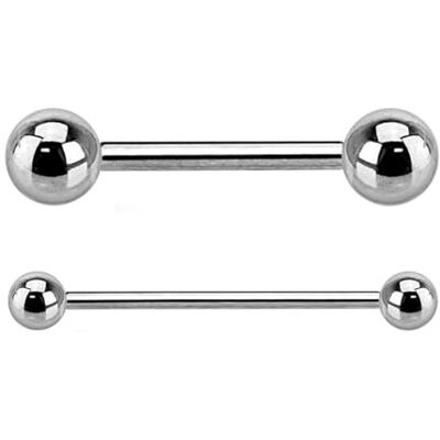 WARRIOR Piercing Langue Barbell stérile Bijoux de Corps Anneau en Acier Chirurgical 316L 14G(1,6mm) avec Deux Boule 6mm de Long 14/16/18/20/22 mm (14) - Publicité WARRIOR Piercing Langue Barbell stérile Bijoux de Corps Anneau en Acier Chirurgical 316L 14G(1,6mm) avec Deux Boule 6mm de Long 14/16/18/20/22 mm (14) - Publicité