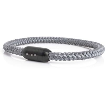 Akitsune Silvus Bracelet en Nylon 5mm d'paisseur Bijoux de Bras Femme Homme Bracelet en Acier Inoxydable Fermeture magntique Noir Mat Gris 19,5cm - Publicité Akitsune Silvus Bracelet en Nylon 5mm d'paisseur Bijoux de Bras Femme Homme Bracelet en Acier Inoxydable Fermeture magntique Noir Mat Gris 19,5cm - Publicité