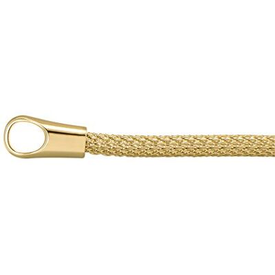 Quiges Femmes Collier de Maille Serpent Acier Inoxydable Plaqué Or pour Anneaux de Connexion sans Pendentif 90cm - Publicité Quiges Femmes Collier de Maille Serpent Acier Inoxydable Plaqué Or pour Anneaux de Connexion sans Pendentif 90cm - Publicité