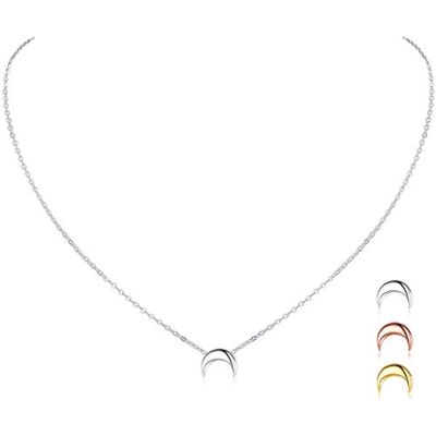 ChicSilver Collier Ras de Cou Femme en Argent Sterling 925 avec Petit Pendentif Lune,Colliers Femem Argent Enfant Fille Chaîne Courte 40+5 cm Bijoux Cadeau Noël - Publicité ChicSilver Collier Ras de Cou Femme en Argent Sterling 925 avec Petit Pendentif Lune,Colliers Femem Argent Enfant Fille Chaîne Courte 40+5 cm Bijoux Cadeau Noël - Publicité