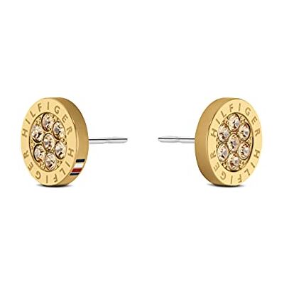 Tommy Hilfiger Jewelry Clous d'oreilles pour Femme en Acier inoxidable avec cristaux - Publicité Tommy Hilfiger Jewelry Clous d'oreilles pour Femme en Acier inoxidable avec cristaux - Publicité