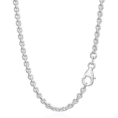 NKlaus 50cm CHAINE EN ARGENT METAL 925 RONDE COLLIER MASSIF 9,2gr 2,80mm - Publicité NKlaus 50cm CHAINE EN ARGENT METAL 925 RONDE COLLIER MASSIF 9,2gr 2,80mm - Publicité