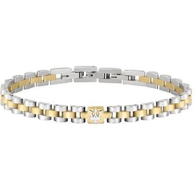 Maserati Jewels Bracelet Homme, 21 cm, en Acier, PVD JM320AST09 - Publicité Maserati Jewels Bracelet Homme, 21 cm, en Acier, PVD JM320AST09 - Publicité