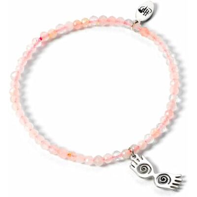Harry Potter Stone Bracelet With Sterling Silver Charm Luna Glasses - Publicité Harry Potter Stone Bracelet With Sterling Silver Charm Luna Glasses - Publicité