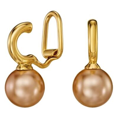 Traveller Boucles d'oreilles clip Pendentif Femme Or Perle 10 mm Bronze Plaqué Or 22 carats 20 x 10 mm 114301, 20x10 mm, Or jaune Perle - Publicité Traveller Boucles d'oreilles clip Pendentif Femme Or Perle 10 mm Bronze Plaqué Or 22 carats 20 x 10 mm 114301, 20x10 mm, Or jaune Perle - Publicité
