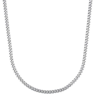 Amor Collier Unisexe Femme Homme en Acier inoxydable Argenté AMR-N0110 - Publicité Amor Collier Unisexe Femme Homme en Acier inoxydable Argenté AMR-N0110 - Publicité
