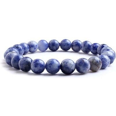 Candyfancy Dumortierite Bracelet Pierres Précieuses Guerison Naturelle Lithotherapie Élastique Perles 8MM Homme Femme - Publicité Candyfancy Dumortierite Bracelet Pierres Précieuses Guerison Naturelle Lithotherapie Élastique Perles 8MM Homme Femme - Publicité